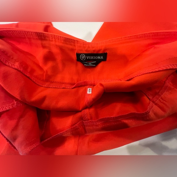 Versona Burnt Orange Crop Pants Size 10 - Picture 6 of 11